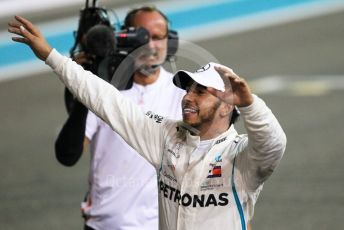 World © Octane Photographic Ltd. Formula 1 –  Abu Dhabi GP - Post-race celebration. Mercedes AMG Petronas Motorsport AMG F1 W09 EQ Power+. Yas Marina Circuit, Abu Dhabi. Sunday 25th November 2018.