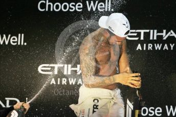 World © Octane Photographic Ltd. Formula 1 –  Abu Dhabi GP - Podium. Mercedes AMG Petronas Motorsport AMG F1 W09 EQ Power+ - Lewis Hamilton. Yas Marina Circuit, Abu Dhabi. Sunday 25th November 2018.
