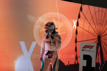 World © Octane Photographic Ltd. Formula 1 –  Abu Dhabi GP - Parc Ferme. Mercedes AMG Petronas Motorsport AMG F1 W09 EQ Power+ - Valtteri Bottas. Yas Marina Circuit, Abu Dhabi. Sunday 25th November 2018.