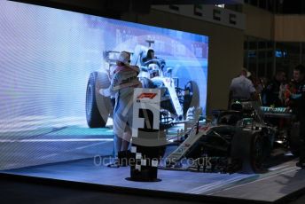 World © Octane Photographic Ltd. Formula 1 –  Abu Dhabi GP - Parc Ferme. Mercedes AMG Petronas Motorsport AMG F1 W09 EQ Power+ - Lewis Hamilton. Yas Marina Circuit, Abu Dhabi. Sunday 25th November 2018.