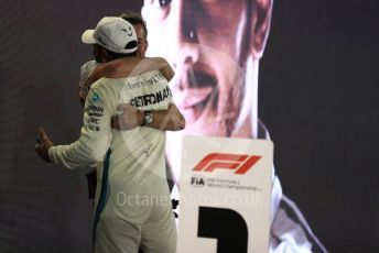 World © Octane Photographic Ltd. Formula 1 –  Abu Dhabi GP - Parc Ferme. Mercedes AMG Petronas Motorsport AMG F1 W09 EQ Power+ - Lewis Hamilton. Yas Marina Circuit, Abu Dhabi. Sunday 25th November 2018.
