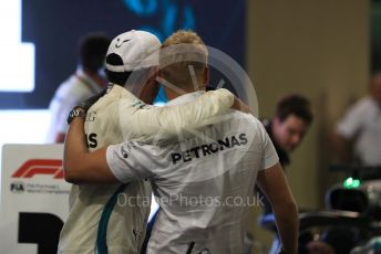 World © Octane Photographic Ltd. Formula 1 –  Abu Dhabi GP - Parc Ferme. Mercedes AMG Petronas Motorsport AMG F1 W09 EQ Power+ - Lewis Hamilton. Yas Marina Circuit, Abu Dhabi. Sunday 25th November 2018.