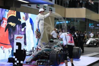 World © Octane Photographic Ltd. Formula 1 –  Abu Dhabi GP - Parc Ferme. Mercedes AMG Petronas Motorsport AMG F1 W09 EQ Power+ - Lewis Hamilton. Yas Marina Circuit, Abu Dhabi. Sunday 25th November 2018.