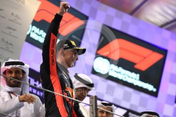 World © Octane Photographic Ltd. Formula 1 –  Abu Dhabi GP - Parc Ferme. Aston Martin Red Bull Racing TAG Heuer RB14 – Max Verstappen. Yas Marina Circuit, Abu Dhabi. Sunday 25th November 2018.