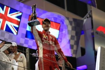 World © Octane Photographic Ltd. Formula 1 –  Abu Dhabi GP - Podium. Scuderia Ferrari SF71-H – Sebastian Vettel. Yas Marina Circuit, Abu Dhabi. Sunday 25th November 2018.