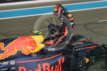 World © Octane Photographic Ltd. Formula 1 –  Abu Dhabi GP - Post-race. Aston Martin Red Bull Racing TAG Heuer RB14 – Max Verstappen. Yas Marina Circuit, Abu Dhabi. Sunday 25th November 2018.