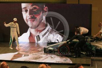 World © Octane Photographic Ltd. Formula 1 –  Abu Dhabi GP - Parc Ferme. Mercedes AMG Petronas Motorsport AMG F1 W09 EQ Power+ - Lewis Hamilton. Yas Marina Circuit, Abu Dhabi. Sunday 25th November 2018.