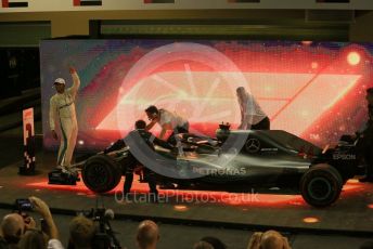 World © Octane Photographic Ltd. Formula 1 –  Abu Dhabi GP - Parc Ferme. Mercedes AMG Petronas Motorsport AMG F1 W09 EQ Power+ - Lewis Hamilton. Yas Marina Circuit, Abu Dhabi. Sunday 25th November 2018.