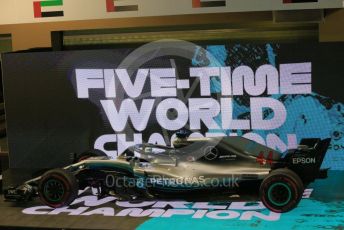 World © Octane Photographic Ltd. Formula 1 –  Abu Dhabi GP - Parc Ferme. Mercedes AMG Petronas Motorsport AMG F1 W09 EQ Power+ - Lewis Hamilton. Yas Marina Circuit, Abu Dhabi. Sunday 25th November 2018.