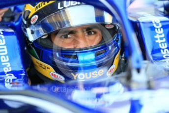 World © Octane Photographic Ltd. FIA Formula 2 (F2) – Abu Dhabi GP - Practice. Carlin - Sergio Sette Camara. Yas Marina Circuit, Abu Dhabi. Friday 23rd November 2018.