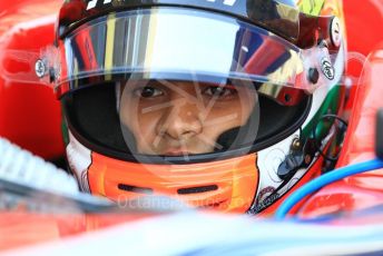 World © Octane Photographic Ltd. FIA Formula 2 (F2) – Abu Dhabi GP - Practice. Trident - Arjun Maini. Yas Marina Circuit, Abu Dhabi. Friday 23rd November 2018.