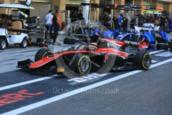 World © Octane Photographic Ltd. FIA Formula 2 (F2) – Abu Dhabi GP - Practice. ART Grand Prix - Jack Aitken. Yas Marina Circuit, Abu Dhabi. Friday 23rd November 2018.