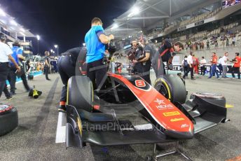 World © Octane Photographic Ltd. FIA Formula 2 (F2) – Abu Dhabi GP - Race 1. ART Grand Prix - George Russell. Yas Marina Circuit, Abu Dhabi. Saturday 24th November 2018.