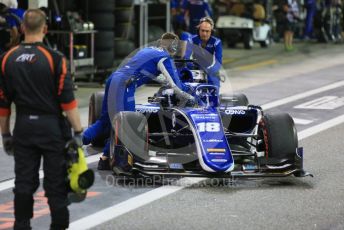 World © Octane Photographic Ltd. FIA Formula 2 (F2) – Abu Dhabi GP - Race 1. Carlin - Sergio Sette Camara. Yas Marina Circuit, Abu Dhabi. Saturday 24th November 2018.