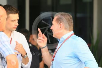 World © Octane Photographic Ltd. Formula 1 –  Abu Dhabi GP - Paddock. Jos Verstappen. Yas Marina Circuit, Abu Dhabi. Friday 23rd November 2018.