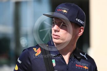 World © Octane Photographic Ltd. Formula 1 –  Abu Dhabi GP - Paddock. Aston Martin Red Bull Racing TAG Heuer RB14 – Max Verstappen. Yas Marina Circuit, Abu Dhabi. Friday 23rd November 2018.