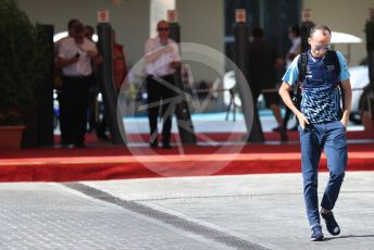 World © Octane Photographic Ltd. Formula 1 –  Abu Dhabi GP - Paddock. Williams Martini Racing FW41 – Robert Kubica. Yas Marina Circuit, Abu Dhabi. Friday 23rd November 2018.