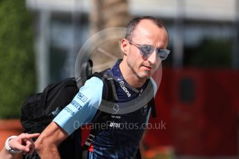 World © Octane Photographic Ltd. Formula 1 –  Abu Dhabi GP - Paddock. Williams Martini Racing FW41 – Robert Kubica. Yas Marina Circuit, Abu Dhabi. Friday 23rd November 2018.