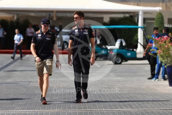 World © Octane Photographic Ltd. Formula 1 –  Abu Dhabi GP - Paddock. Aston Martin Red Bull Racing TAG Heuer RB14 – Daniel Ricciardo. Yas Marina Circuit, Abu Dhabi. Friday 23rd November 2018.