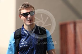 World © Octane Photographic Ltd. Formula 1 –  Abu Dhabi GP - Paddock. Williams Martini Racing FW41 – Sergey Sirotkin. Yas Marina Circuit, Abu Dhabi. Friday 23rd November 2018.