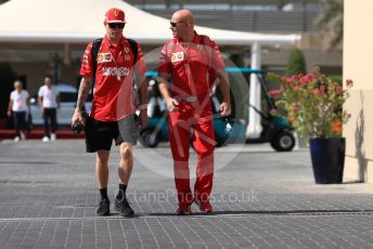 World © Octane Photographic Ltd. Formula 1 –  Abu Dhabi GP - Paddock. Scuderia Ferrari SF71-H – Kimi Raikkonen. Yas Marina Circuit, Abu Dhabi. Friday 23rd November 2018.