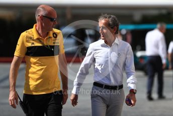 World © Octane Photographic Ltd. Formula 1 –  Abu Dhabi GP - Paddock. Alain Prost. Yas Marina Circuit, Abu Dhabi. Friday 23rd November 2018.