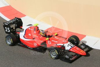 World © Octane Photographic Ltd. GP3 – Abu Dhabi GP – Practice. Arden International – Sacha Fenestraz. Yas Marina Circuit, Abu Dhabi. Friday 23rd November 2018.