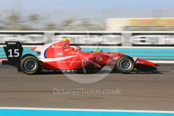 World © Octane Photographic Ltd. GP3 – Abu Dhabi GP – Qualifying. Arden International – Sacha Fenestraz. Yas Marina Circuit, Abu Dhabi. Friday 23rd November 2018.
