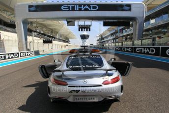 World © Octane Photographic Ltd. GP3 – Abu Dhabi GP – Race 1. Mercedes AMG GT Safety car on the grid . Yas Marina Circuit, Abu Dhabi. Saturday 24th November 2018.