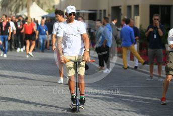 World © Octane Photographic Ltd. Formula 1 –  Abu Dhabi GP - Paddock. Mercedes AMG Petronas Motorsport AMG F1 W09 EQ Power+ - Lewis Hamilton. Yas Marina Circuit, Abu Dhabi. Sunday 25th November 2018.