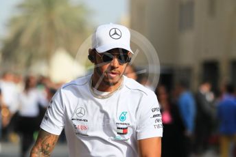 World © Octane Photographic Ltd. Formula 1 –  Abu Dhabi GP - Paddock. Mercedes AMG Petronas Motorsport AMG F1 W09 EQ Power+ - Lewis Hamilton. Yas Marina Circuit, Abu Dhabi. Sunday 25th November 2018.