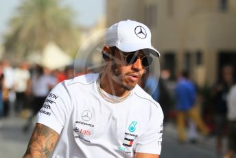 World © Octane Photographic Ltd. Formula 1 –  Abu Dhabi GP - Paddock. Mercedes AMG Petronas Motorsport AMG F1 W09 EQ Power+ - Lewis Hamilton. Yas Marina Circuit, Abu Dhabi. Sunday 25th November 2018.