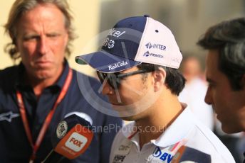 World © Octane Photographic Ltd. Formula 1 –  Abu Dhabi GP - Paddock. Racing Point Force India VJM11 - Sergio Perez. Yas Marina Circuit, Abu Dhabi. Sunday 25th November 2018.