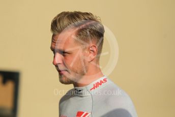 World © Octane Photographic Ltd. Formula 1 –  Abu Dhabi GP - Paddock. Haas F1 Team VF-18 – Kevin Magnussen. Yas Marina Circuit, Abu Dhabi. Sunday 25th November 2018.