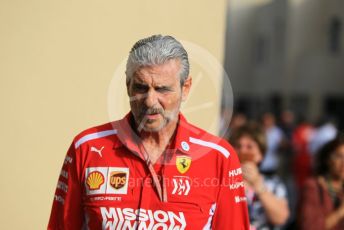 World © Octane Photographic Ltd. Formula 1 - Abu Dhabi GP - Paddock. Maurizio Arrivabene – Managing Director and Team Principal of Scuderia Ferrari. Yas Marina Circuit, Abu Dhabi. Sunday 25th November 2018.