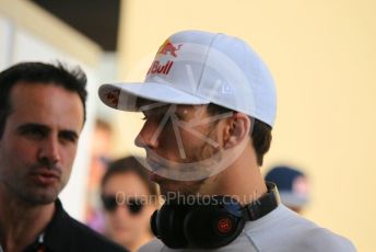 World © Octane Photographic Ltd. Formula 1 –  Abu Dhabi GP - Paddock. Scuderia Toro Rosso STR13 – Pierre Gasly. Yas Marina Circuit, Abu Dhabi. Sunday 25th November 2018.