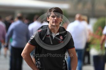 World © Octane Photographic Ltd. Formula 1 –  Abu Dhabi GP - Paddock. Haas F1 Team 2019 test driver– Pietro Fittipaldi. Yas Marina Circuit, Abu Dhabi. Sunday 25th November 2018.