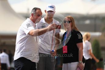World © Octane Photographic Ltd. Formula 1 –  Abu Dhabi GP - Paddock. Racing Point Force India VJM11 - Esteban Ocon. Yas Marina Circuit, Abu Dhabi. Sunday 25th November 2018.