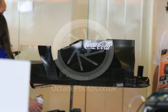 World © Octane Photographic Ltd. Formula 1 –  Abu Dhabi GP - Paddock. McLaren MCL33 – Coca Cola branding. Yas Marina Circuit, Abu Dhabi. Sunday 25th November 2018.