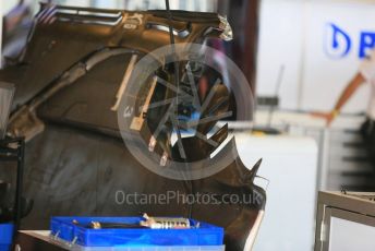 World © Octane Photographic Ltd. Formula 1 –  Abu Dhabi GP - Race day setup. Racing Point Force India VJM11. Yas Marina Circuit, Abu Dhabi. Sunday 25th November 2018.