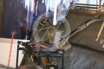 World © Octane Photographic Ltd. Formula 1 –  Abu Dhabi GP - Race day setup. Racing Point Force India VJM11. Yas Marina Circuit, Abu Dhabi. Sunday 25th November 2018.