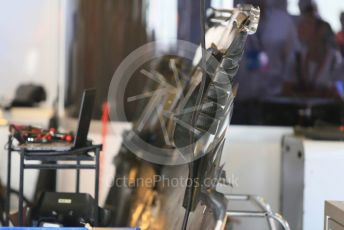 World © Octane Photographic Ltd. Formula 1 –  Abu Dhabi GP - Race day setup. Racing Point Force India VJM11. Yas Marina Circuit, Abu Dhabi. Sunday 25th November 2018.