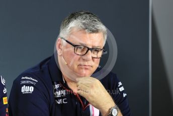 World © Octane Photographic Ltd. Formula 1 - United States GP - Friday FIA Team Press Conference. Otmar Szafnauer - Team Principal of Racing Point Force India. Yas Marina Circuit, Abu Dhabi. Friday 23rd November 2018.