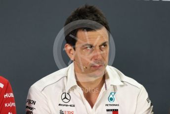 World © Octane Photographic Ltd. Formula 1 - United States GP - Friday FIA Team Press Conference. Toto Wolff - Executive Director & Head of Mercedes - Benz Motorsport. Yas Marina Circuit, Abu Dhabi. Friday 23rd November 2018.
