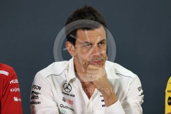 World © Octane Photographic Ltd. Formula 1 - United States GP - Friday FIA Team Press Conference. Toto Wolff - Executive Director & Head of Mercedes - Benz Motorsport. Yas Marina Circuit, Abu Dhabi. Friday 23rd November 2018.