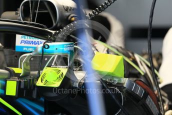 World © Octane Photographic Ltd. Formula 1 –  Abu Dhabi GP - Paddock. Mercedes AMG Petronas Motorsport AMG F1 W09 EQ Power+. Yas Marina Circuit, Abu Dhabi. Thursday 22nd November 2018.