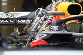 World © Octane Photographic Ltd. Formula 1 –  Abu Dhabi GP - Paddock. Aston Martin Red Bull Racing TAG Heuer RB14. Yas Marina Circuit, Abu Dhabi. Thursday 22nd November 2018.