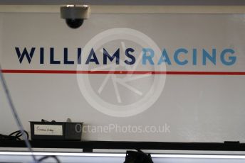 World © Octane Photographic Ltd. Formula 1 –  Abu Dhabi GP - Paddock. Williams Martini Racing FW41. Yas Marina Circuit, Abu Dhabi. Thursday 22nd November 2018.
