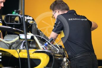 World © Octane Photographic Ltd. Formula 1 –  Abu Dhabi GP - Paddock. Renault Sport F1 Team RS18. Yas Marina Circuit, Abu Dhabi. Thursday 22nd November 2018.