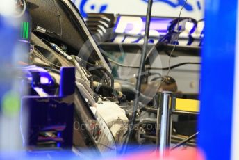 World © Octane Photographic Ltd. Formula 1 –  Abu Dhabi GP - Paddock. Scuderia Toro Rosso STR13. Yas Marina Circuit, Abu Dhabi. Thursday 22nd November 2018.